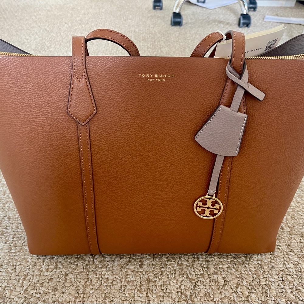 Brand new Tory Burch Tan Leather Tote